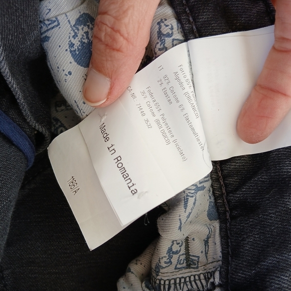 Meyer M5 Slim Jeans Washed Black Size 32/34 - Picture 9 of 9